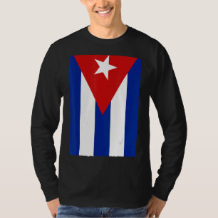 Camiseta Bandera nacional cubana de vintage retro