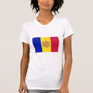 Camiseta Bandera Nacional de Andorra