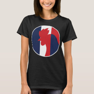 Camiseta Bandera nacional de animales galos de Francia