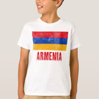 Bandera nacional de Armenia (mirada de Grunge)