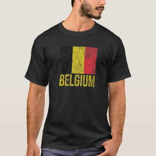 Camiseta Bandera Nacional de Bélgica Bruselas