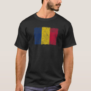 CAMISETA BANDERA NACIONAL DE CHAD N'DJAMENA ORGULLO CHADIAN