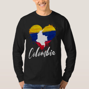 Camiseta Bandera Nacional De Colombia Nacionalidad Colombia