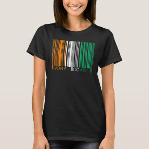 Camiseta Bandera Nacional de Costa de Marfil recuerdo para