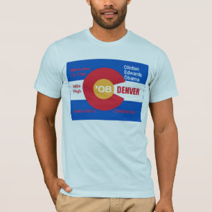 Camiseta Bandera nacional de Denver del convenio Democratic