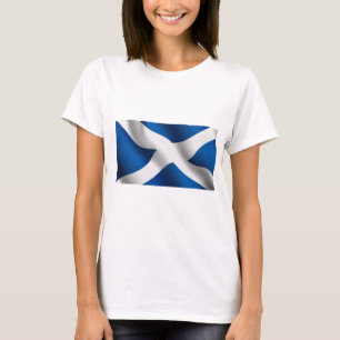 Camiseta Bandera Nacional de Escocia y San Andrés Patriótic