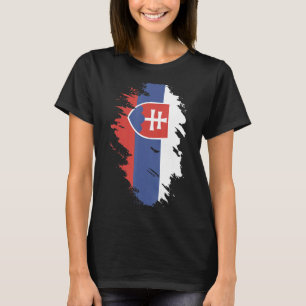 Camiseta Bandera nacional de Eslovaquia recuerdo para hombr