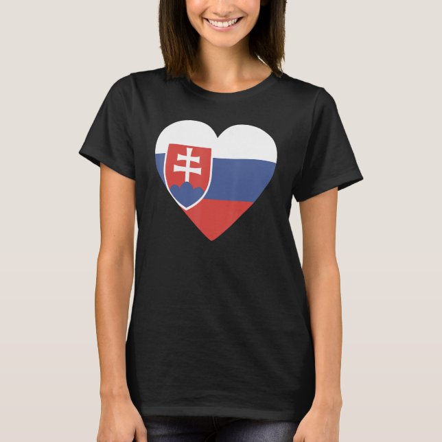 Camiseta Bandera nacional de Eslovaquia recuerdo para hombr (Anverso)