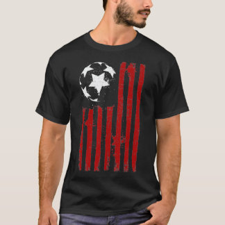 Camiseta Bandera Nacional de Estados Unidos con balón de fú
