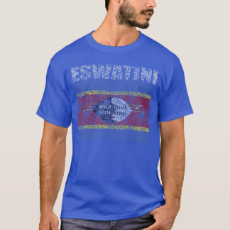 Camiseta Bandera Nacional de Eswatini regalo de recuerdo pa