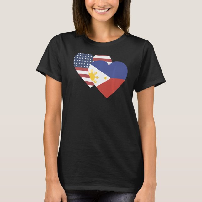 Camiseta Bandera nacional de Filipinas de recuerdo para hom (Anverso)