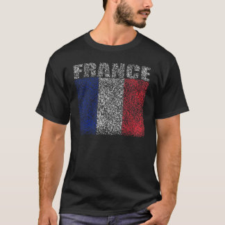 Camiseta Bandera nacional de Francia de recuerdo para hombr