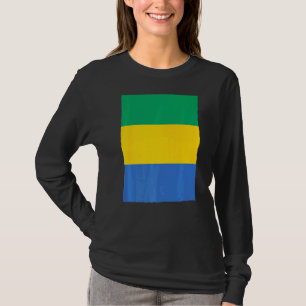 Camiseta Bandera nacional de Gabón