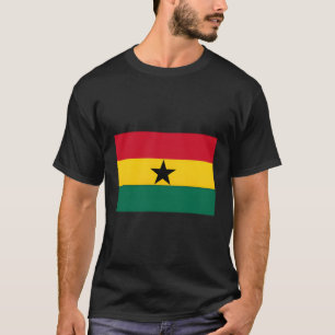 Camiseta Bandera Nacional De Ghana Accra Orgullo Ghanés