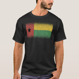 Camiseta Bandera nacional de Guinea Bissau recuerdo para ho