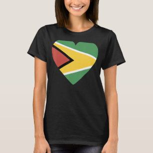 Camiseta Bandera nacional de Guyana de recuerdo para hombre