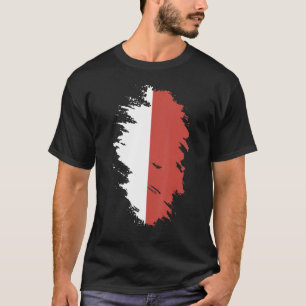 Camiseta Bandera Nacional de Indonesia recuerdo para hombre