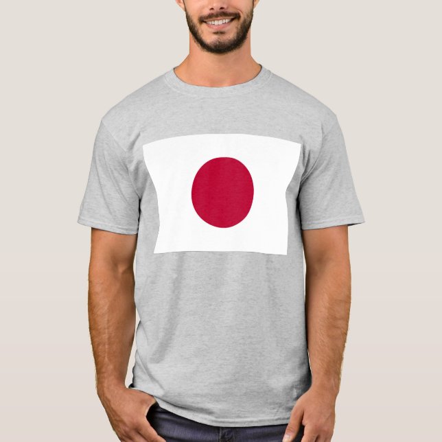 Camiseta Bandera nacional de Japón Hinomaru (Anverso)
