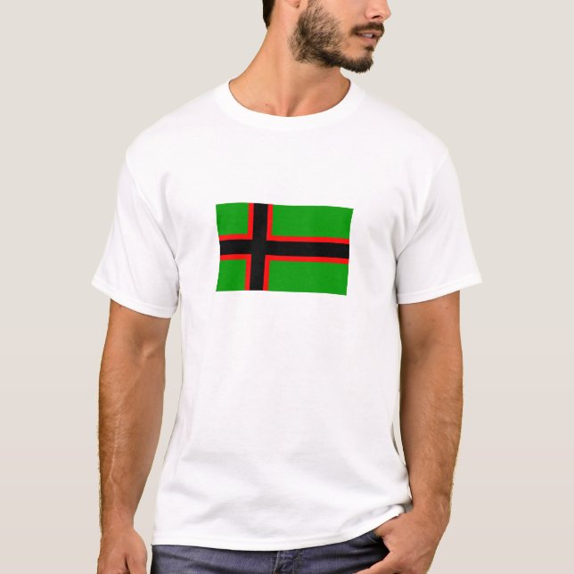 Camiseta Bandera nacional de Karelia (Anverso)