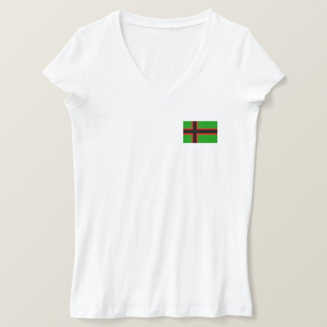 Camiseta Bandera nacional de Karelia (Anverso del diseño)