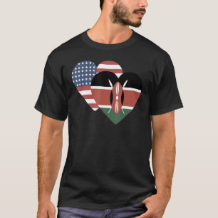 Camiseta Bandera nacional de Kenya de recuerdo para hombres