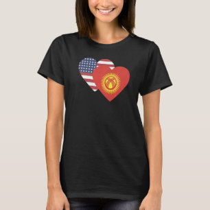 Camiseta Bandera nacional de Kirguistán de recuerdo para ho