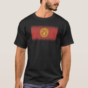 Camiseta Bandera nacional de Kirguistán de recuerdo para ho