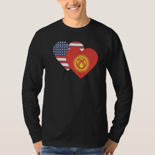 Camiseta Bandera nacional de Kirguistán de recuerdo para ho