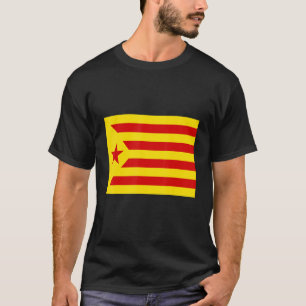 Camiseta Bandera Nacional De La Estelada Roja España