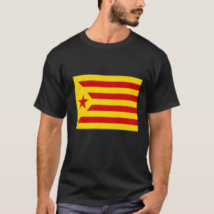 Camiseta Bandera Nacional de la Estelada Roja España