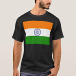 Camiseta Bandera nacional de la India Ashoka Chakra<br><div class="desc">La Bandera Nacional de la India es una tricolor rectangular horizontal de azafrán,  blanco y verde de la India; con la Ashoka Chakra,  una rueda de 24 radios,  en azul marino en el centro. Chakra,  patriótico,  regalo de la india,  recuerdo,  fanático del deporte #india #indian #asia,  #mumbai #ashoka</div>