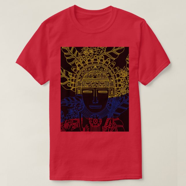 CAMISETA BANDERA NACIONAL DE LA PLANTA DE CAFÉ DE MUISCA CH (Diseño del anverso)