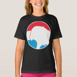 Camiseta Bandera nacional de los animales de Luxemburgo