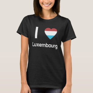 Camiseta Bandera Nacional de Luxemburgo recuerdo para hombr