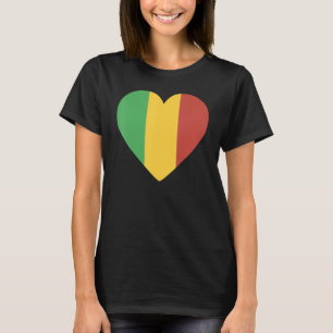 Camiseta Bandera nacional de Malí de recuerdo para hombres