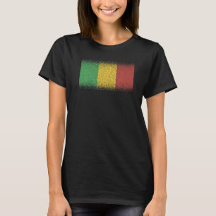 Camiseta Bandera nacional de Malí de recuerdo para hombres