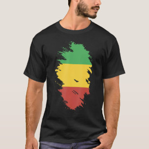 Camiseta Bandera nacional de Malí de recuerdo para hombres