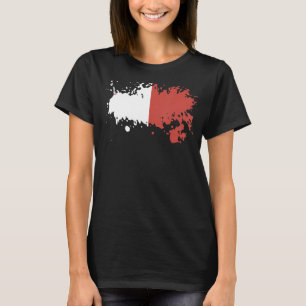 Camiseta Bandera nacional de Malta souvenir para hombres mu