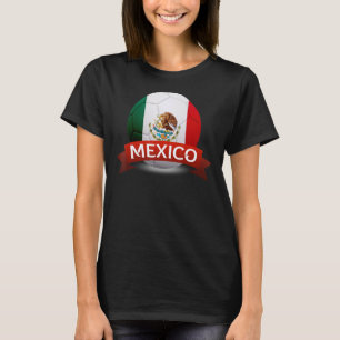 Camiseta Bandera Nacional de México Fanático de fútbol T