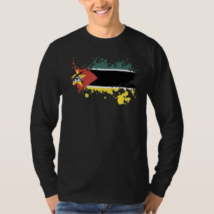 Camiseta Bandera Nacional de Mozambique recuerdo para hombr