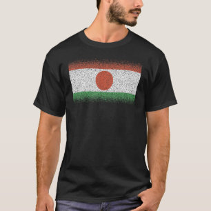 Camiseta Bandera nacional de Níger para hombres mujeres