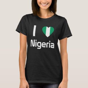 Camiseta Bandera nacional de Nigeria de recuerdo para hombr