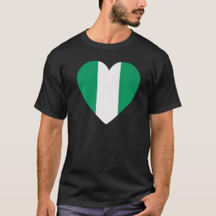 Camiseta Bandera nacional de Nigeria de recuerdo para hombr