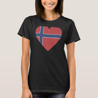 Camiseta Bandera nacional de Noruega de recuerdo para hombr
