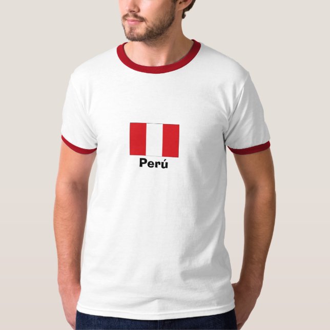 Camiseta Bandera nacional de Perú (Anverso)