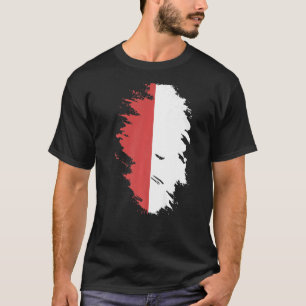 Camiseta Bandera Nacional de Polonia de recuerdo para hombr
