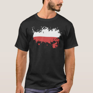 Camiseta Bandera Nacional de Polonia de recuerdo para hombr