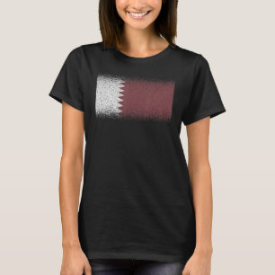 Camiseta Bandera nacional de Qatar de recuerdo para hombres