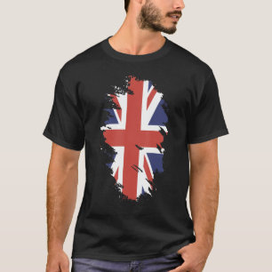 Camiseta Bandera nacional de recuerdo británico para hombre