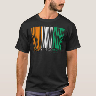 Camiseta Bandera nacional de recuerdo de Costa de Marfil pa